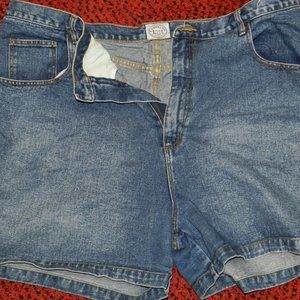 Plus Size Denim Shorts